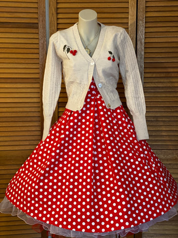 Love Minnie Double Box Pleated Skirt