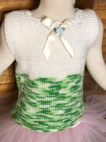 Knitted Vest Green